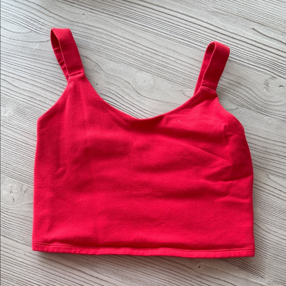 ALO Yoga Red Crop Top
